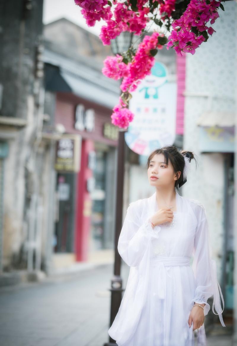 三角梅美少女，