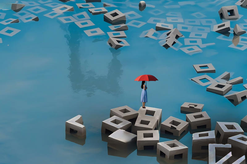 方块石（青橙）