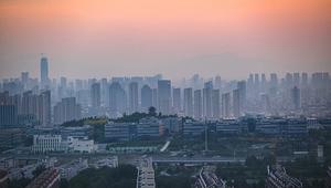 淄博城区的浪漫风光