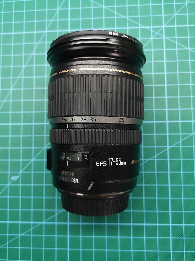 自己动手修镜头 佳能ef-s 17-55mm f/2.8 is usm 换光圈排线 拆解教程