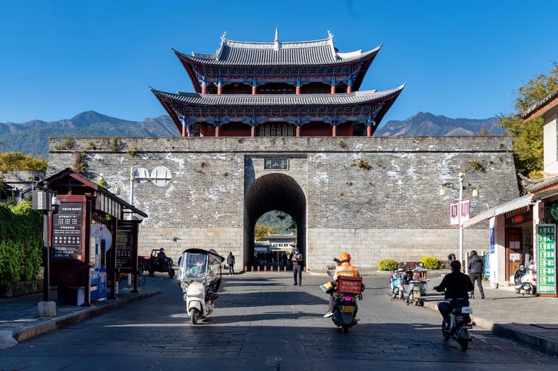 大理古城旁的崇聖寺。