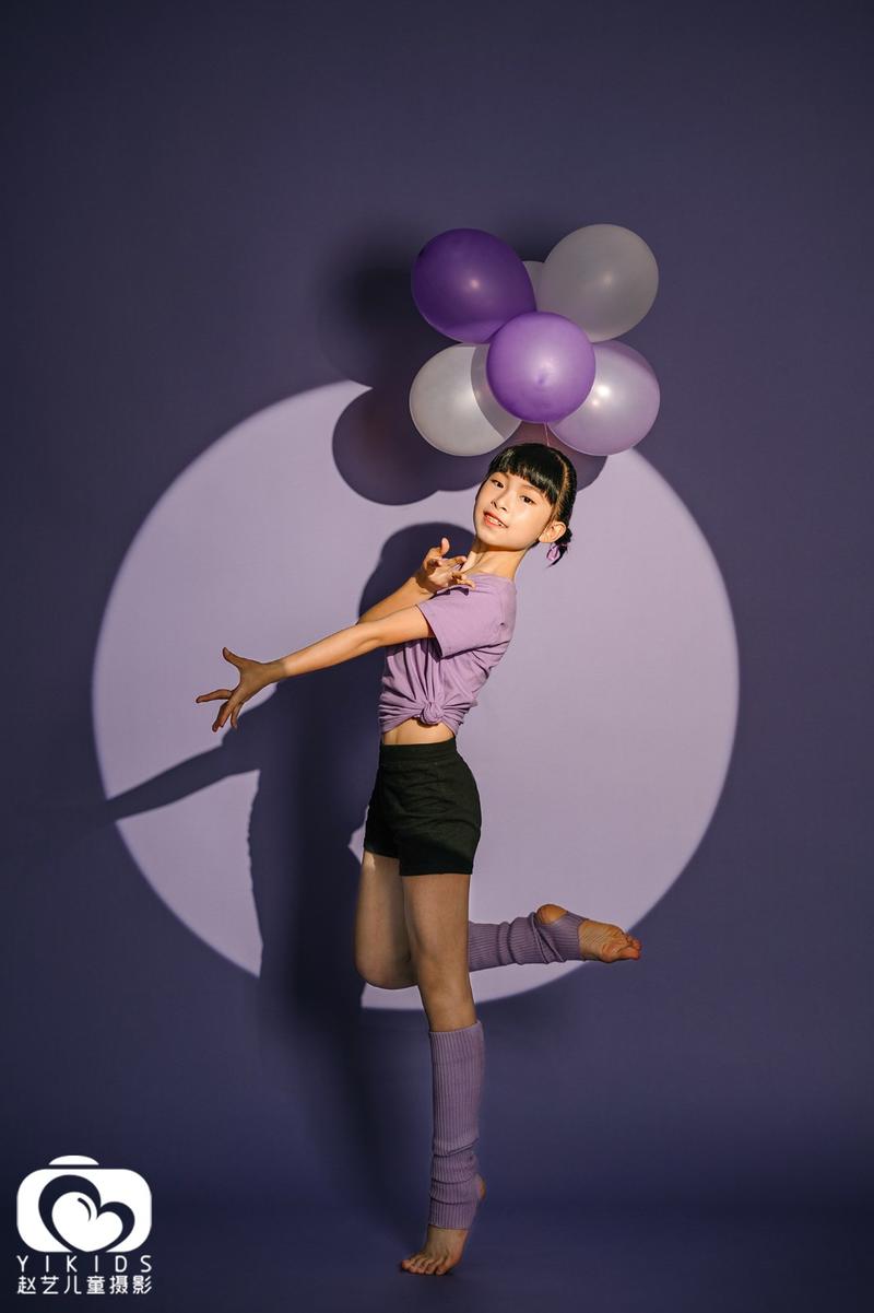 梦幻紫，芳华舞蹈写真。