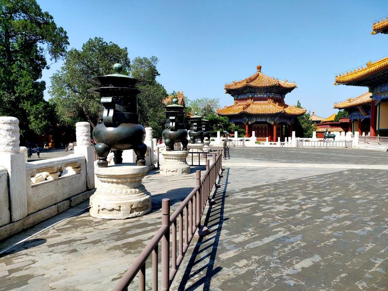 景山公园部分景观。