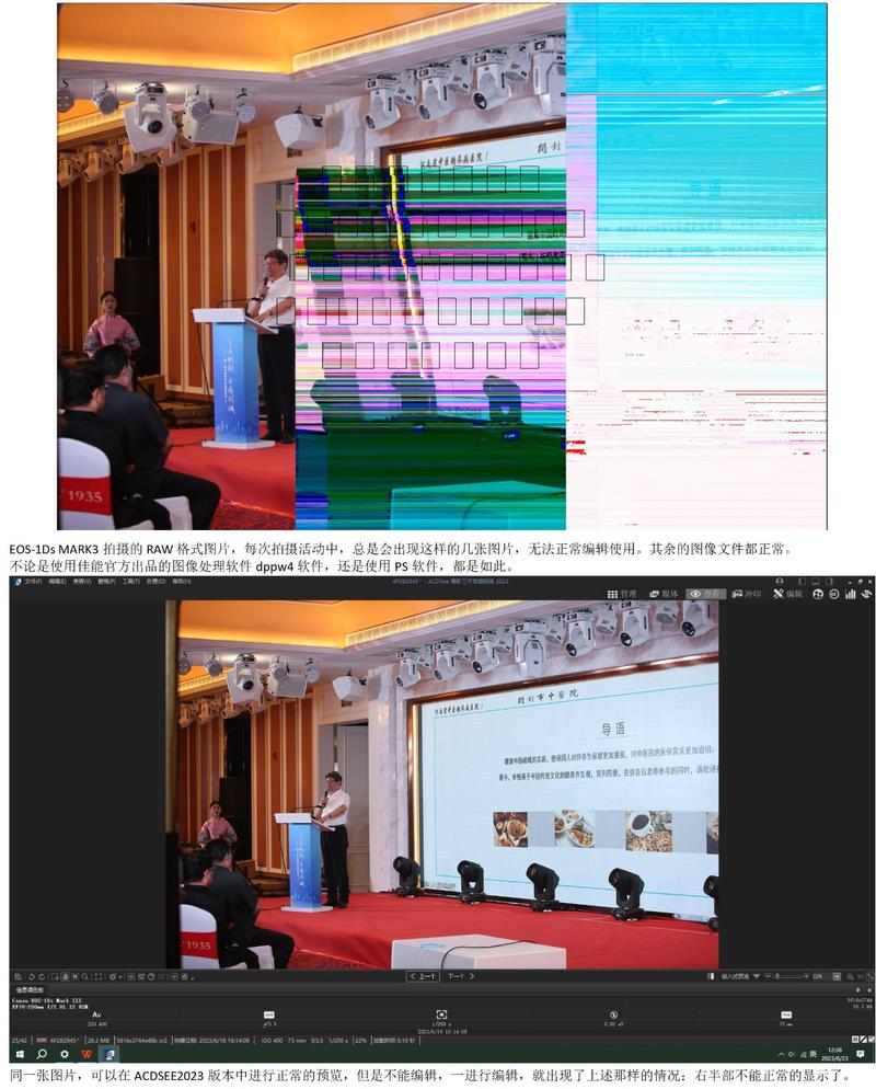 eos-1ds3拍摄的raw格式文件无法正常显示
