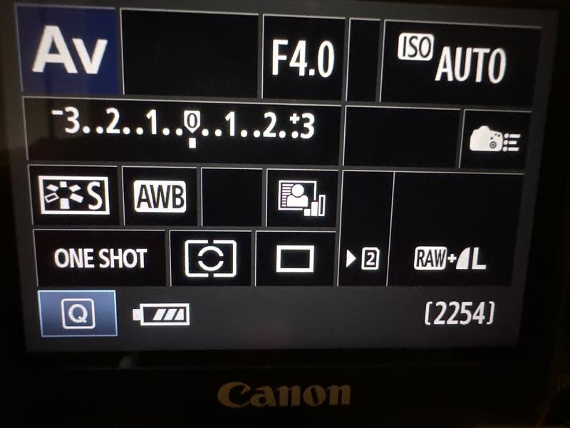 5d3 用液晶屏显示拍照，照片信息会显示评价测光