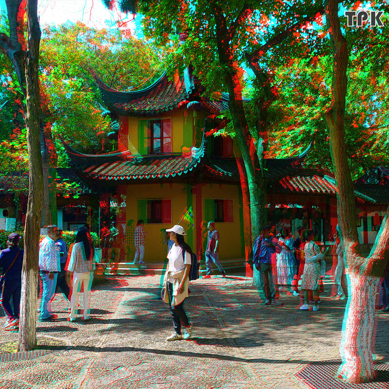 立体红蓝图  上海外滩 苏州寒山寺 250208