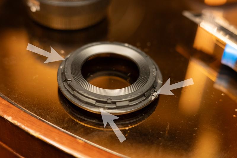 尼克尔z26mm遮光罩的修复