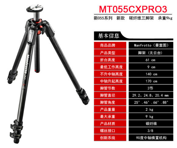 纠结于曼富图190和055之间，不能自拔，求解救……